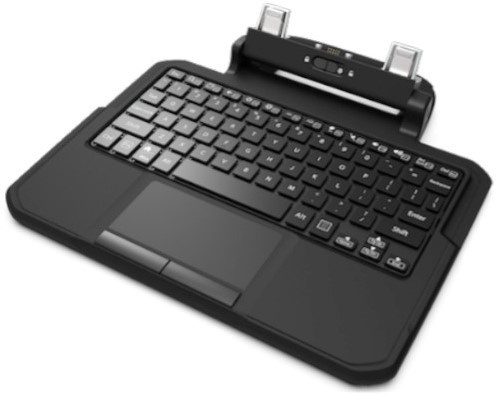 Zebra Zebra 2-in-1-Tastatur, ES, Robuste 2-in-1-Tastatur zum Anstecken
