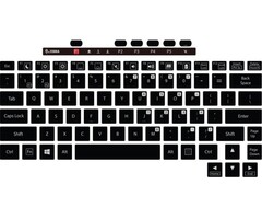 Zebra KYB-ET8X-2IN1-DE1-01 - Clavier Zebra, ALL