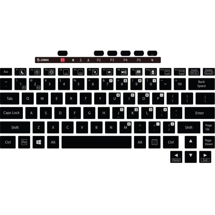 Zebra KYB-ET8X-2IN1-DE1-01 - Clavier Zebra, ALL