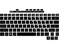 Zebra Zebra-Tastatur, 1218 g