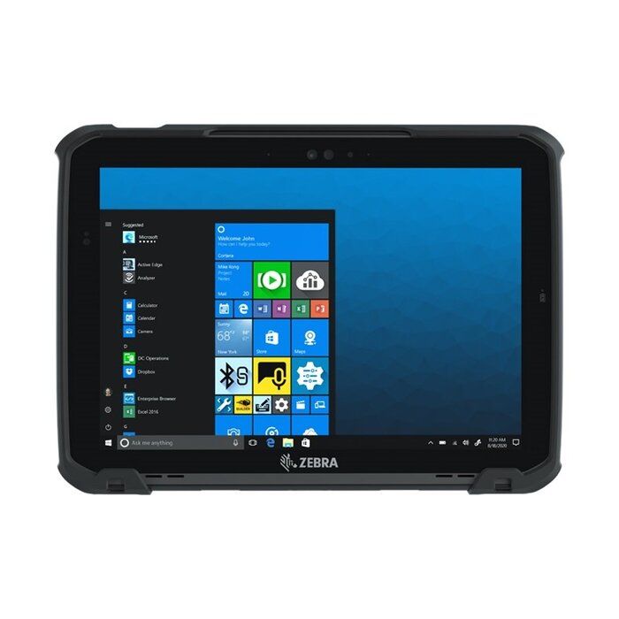 Zebra Zebra ET85, 30,5 cm (12''), GPS, USB, USB-C, BT, WLAN, 4G, NFC, Intel Core i5, SSD, Win. 11 beneficios, RAM: 8 GB, 1664 g, 5200 mAh