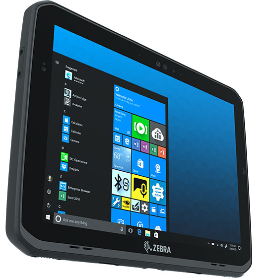 Zebra Zebra ET85, 30,5 cm (12''), GPS, USB, USB-C, Bluetooth, Wi-Fi, 5G, NFC, Intel Core i5, SSD, compatible avec Windows 11, 1 port USB-C, 1694 g, 5200 mAh