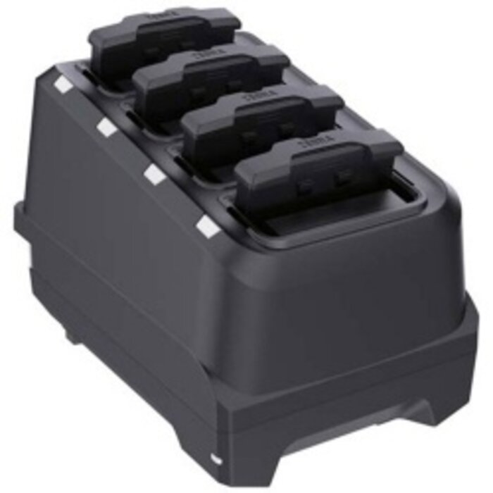 Zebra Caricabatterie Zebra a 4 slot, 800 mAh, Caricabatterie a 4 slot