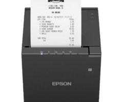 EPSON C31CK50152A0 - Epson TM-m30III, 8 dots/mm (203 dpi), snijplotter, USB, USB-C, BT, Ethernet, WLAN, zwart