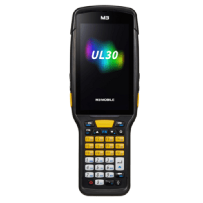M3 M3 Mobile UL30, 2D, SE58, 12, 7 cm (5 Zoll), Full HD, num., Hot-Swap, USB, BT, NFC, QCS6490, Android, GMS, Tastatur (53 Tasten für Mengeneingabe, IP67