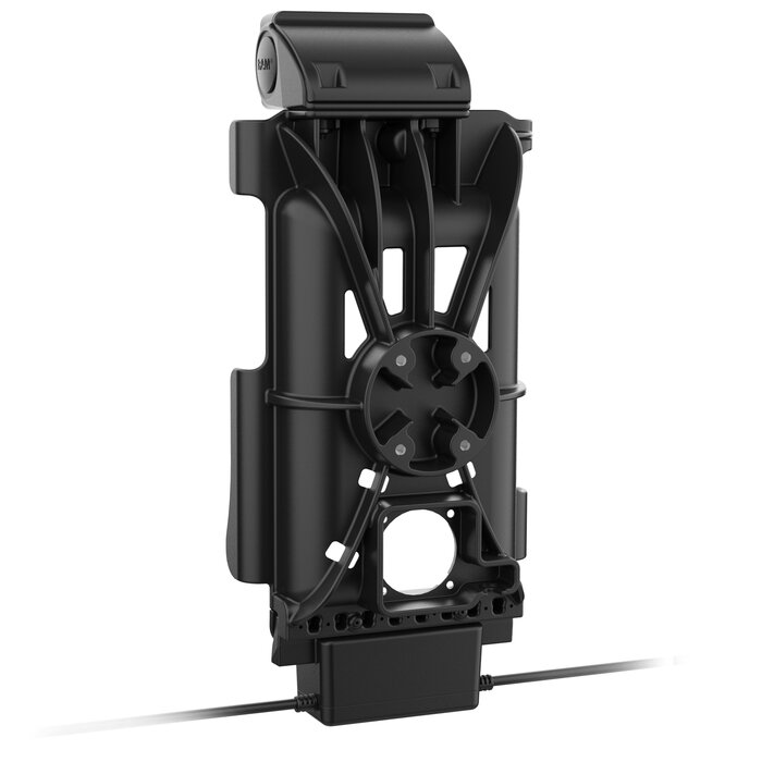 RAM-GDS-DOCK-SAM62CD2U - This RAM Mounts GDS Tough-Dock (Latch) holder is suitable for the Samsung Tab Active2, Active3 and Active5 in an IntelliSkin Next Gen protective case. The holder is powered by a USB-C connection and charges the device in the dock,