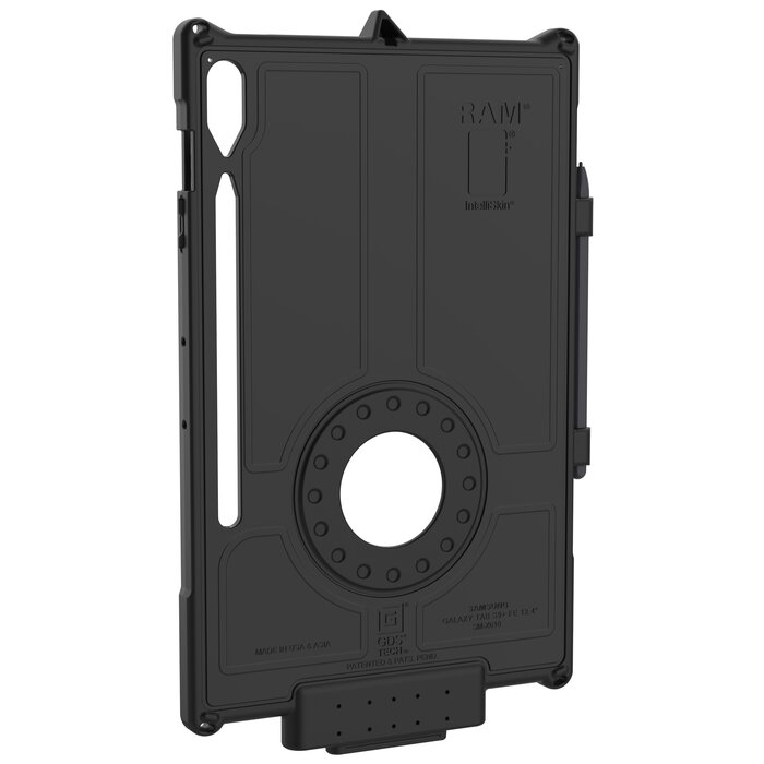 RAM-GDS-SKIN-SAM87-NG - Esta funda protectora RAM Mounts GDS IntelliSkin Next Gen está diseñada para las Samsung Galaxy Tab S10+, S9+ y S9 FE+, ofreciendo una protección fiable y una práctica función de carga. El conector GDS integrado se encuentra...