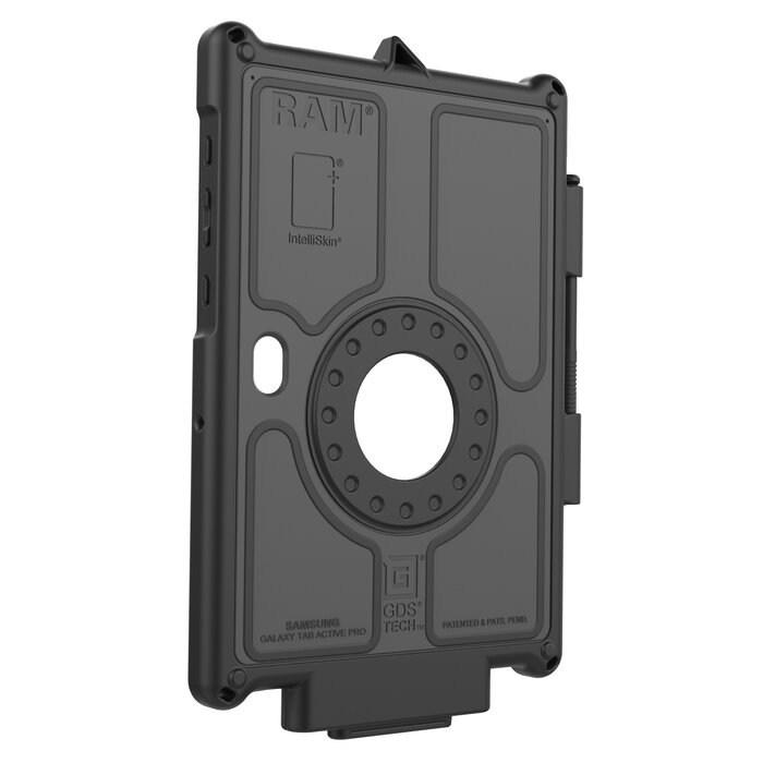 RAM MOUNT RAM-GDS-SKIN-SAM54-NG-1 - Questa custodia protettiva RAM Mounts GDS IntelliSkin Next Gen è progettata per Samsung Galaxy Tab Active Pro, Active4 Pro e Active5 Pro e offre una protezione affidabile combinata con una comoda funzionalità di ricarica. Il conn