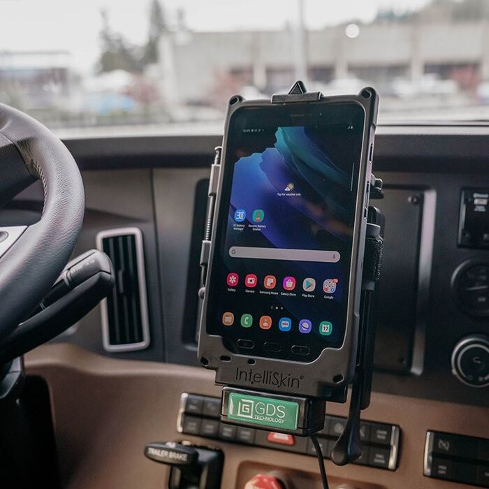 RAM-GDS-SKIN-SAM74-NG - Cet étui de protection RAM Mounts GDS IntelliSkin Next Gen est conçu pour la Samsung Galaxy Tab Active3 et offre une protection fiable combinée à une fonction de recharge pratique. Le connecteur GDS intégré se trouve dans le cadre