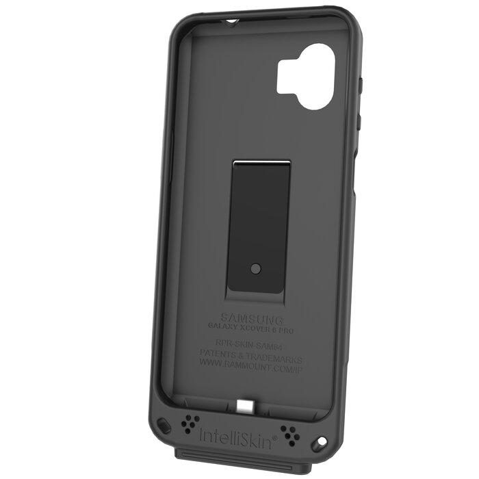 RAM-GDS-SKIN-SAM84 - Esta funda protectora RAM Mounts GDS IntelliSkin está diseñada para el Samsung Galaxy y es compatible con una amplia gama de sistemas de montaje y bases de acoplamiento GDS. Ideal para uso profesional, ya sea en vehículos, en el lugar