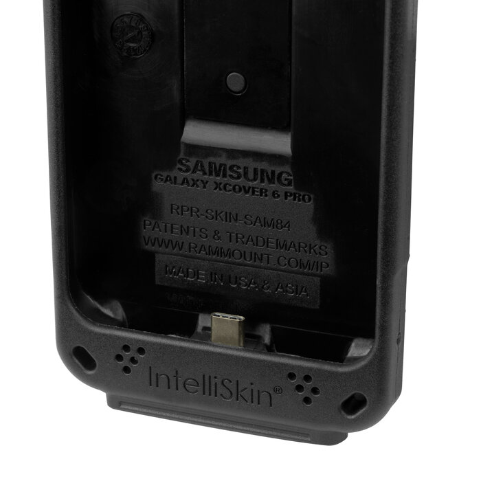 RAM MOUNT RAM-GDS-SKIN-SAM84 - Questa custodia protettiva RAM Mounts GDS IntelliSkin è progettata per il Samsung Galaxy ed è compatibile con un'ampia gamma di sistemi di montaggio e docking station GDS. Ideale per l'uso professionale, sia in auto, sul posto di lavo