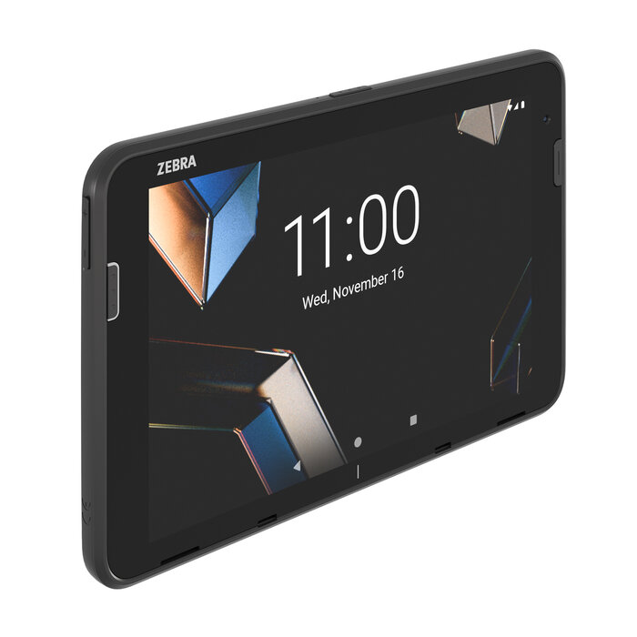 Zebra ET401EA-301P2B2P-A6 - Zebra ET401, 2D, SR500, 20,3 cm (8''), GPS, USB-C, BT, WLAN (Wi-Fi 7), eSIM, 5G, NFC, Android, GMS, RB, nero