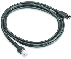 Zebra Zebra Verbindungskabel, USB, Connection cable, USB, shielded, length: 2.1 m