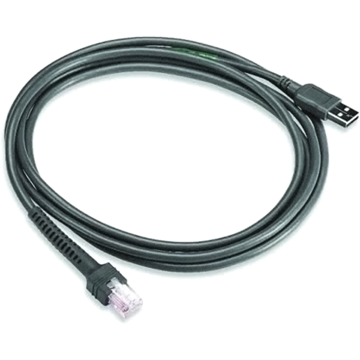 Zebra Cable de conexión Zebra, USB, Cable de conexión, USB, blindado, longitud: 2, 1 m, recto