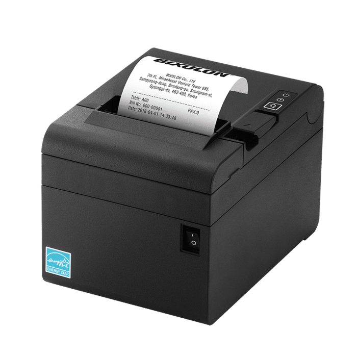 BIXOLON SRP-E300ESK/MEA Bixolon SRP-E300ESK/MEA, cutter, USB, RS232, Ethernet, zwart