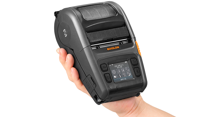 BIXOLON XM7-30iaK/beg BIXOLON XM7-30, iOS, 8 puntos/mm (203 dpi), USB, RS232, BT, negro