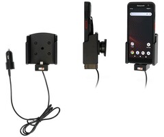 BRODIT Actieve houder met sigarettenaanstekeradapter (USB-C)