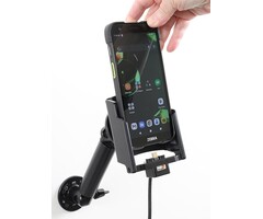 BRODIT Portaattivo Brodit, installazione fissa, doppia USB, compatibile con: TC701