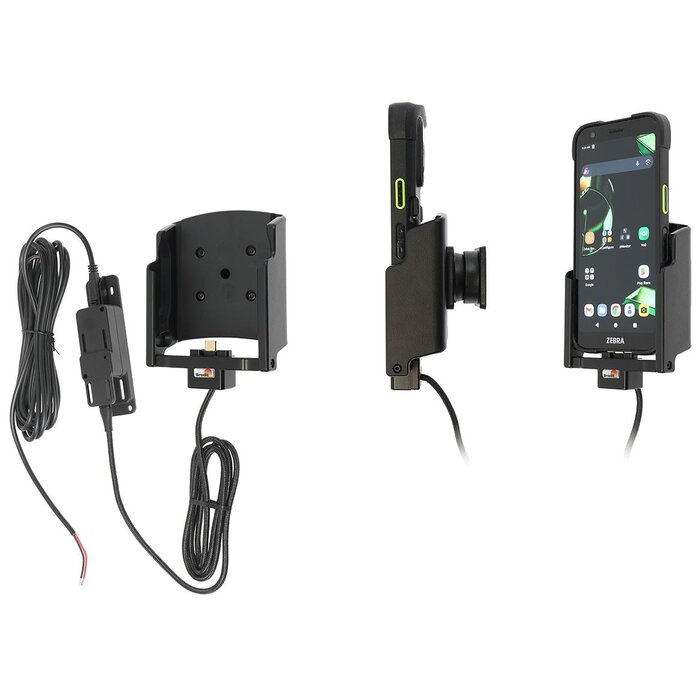 BRODIT 727473 Brodit Active Holder, Fixed Installation, Dual USB
