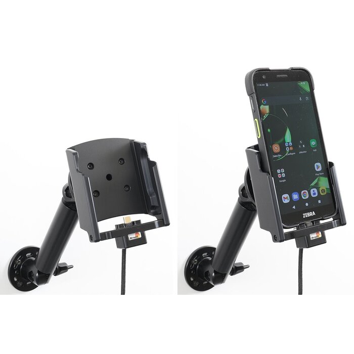 BRODIT 727473 Portaattivo Brodit, installazione fissa, doppia USB