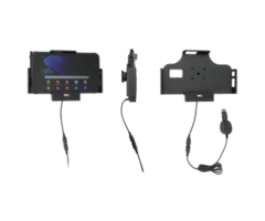 BRODIT 735466 Actieve houder met slot, USB-C sigarettenaanstekeradapter, ET401 8'