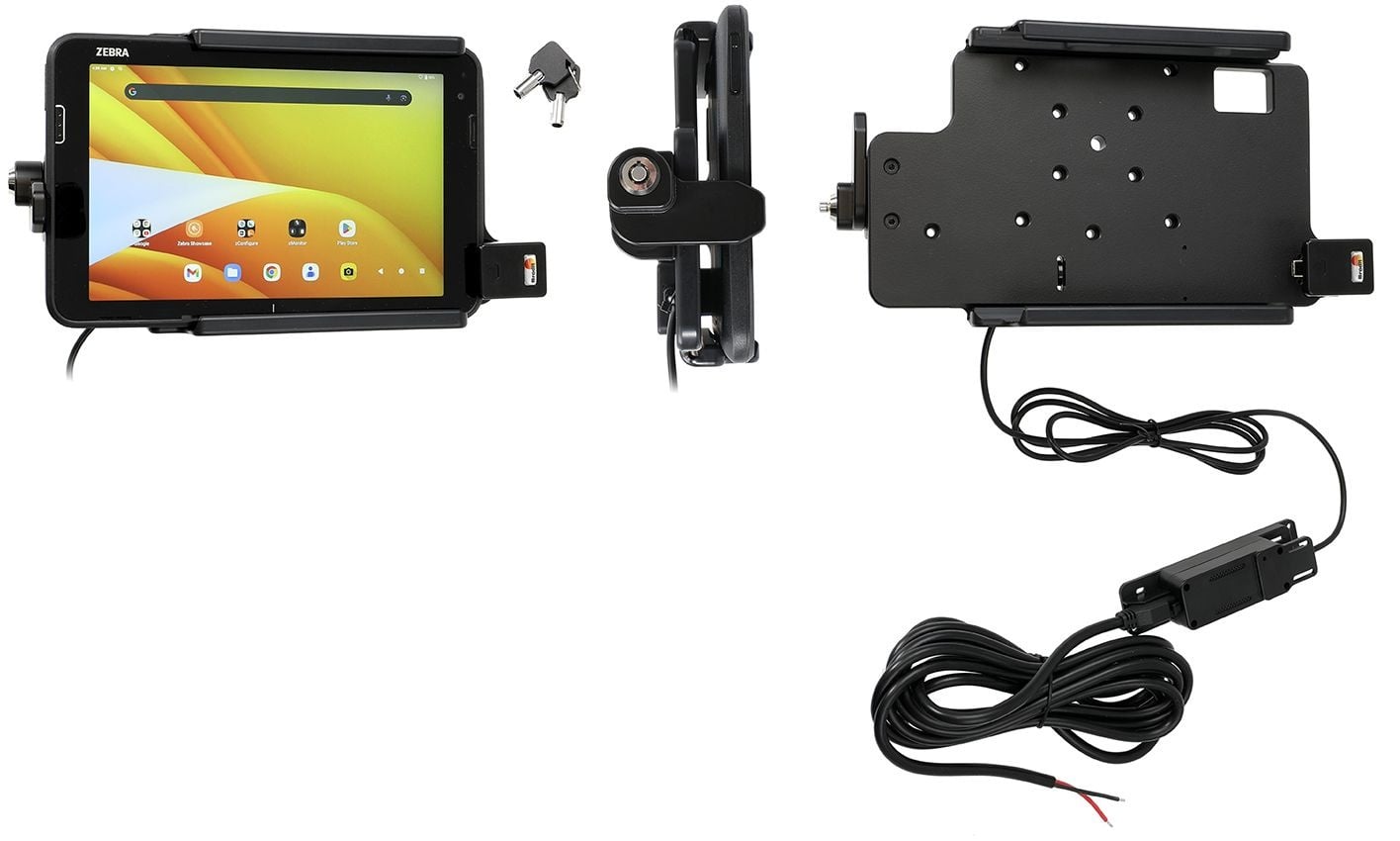 BRODIT 736466 Active Mount with Lock, USB-C, fixed Installation, ET401 8'