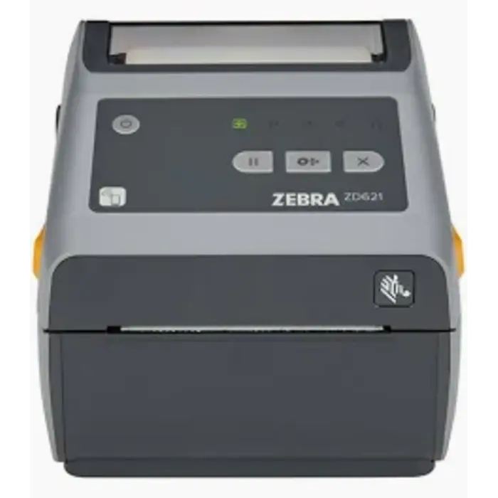 Zebra ZD6A143-D0ER02EZ Zebra ZD621, 12 dots/mm (300 dpi), disp. (kleur), RTC, USB, USB Host, RS232, BT, Ethernet, Wi-Fi, kit (USB), grijs