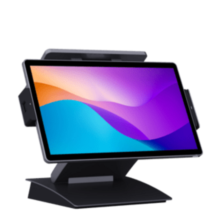 HISTONE 2S1226610056 HiStone LUNA S, HK528 ohne Drucker, 39,6 cm (15,6''), Full HD, USB, RS232, Ethernet, Intel Celeron J, SSD, schwarz