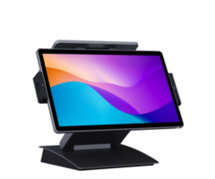 HISTONE HiStone LUNA S, HK528 w printer, 39,6 cm (15,6''), Full HD, USB, RS232, Ethernet, Intel Celeron J, SSD, zwart