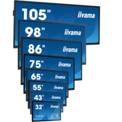 T5529AS-B1AG Display interattivo tutto-in-uno da 55' con sistema operativo Android 14, PCAP DeepContrast, schermo touch a 20 punti, 3840x2160, pannello UHD 4K, vetro rivestito antiriflesso, altoparlanti, 2xHDMI + USB-C (DP-ALT), 450CD/m▓, orizzontale o ve