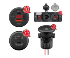 RAM MOUNT Comount Sync & Charge - Cable de carga Super Speed, USB-C (macho) 3.2 Gen 1 a USB-C (macho)