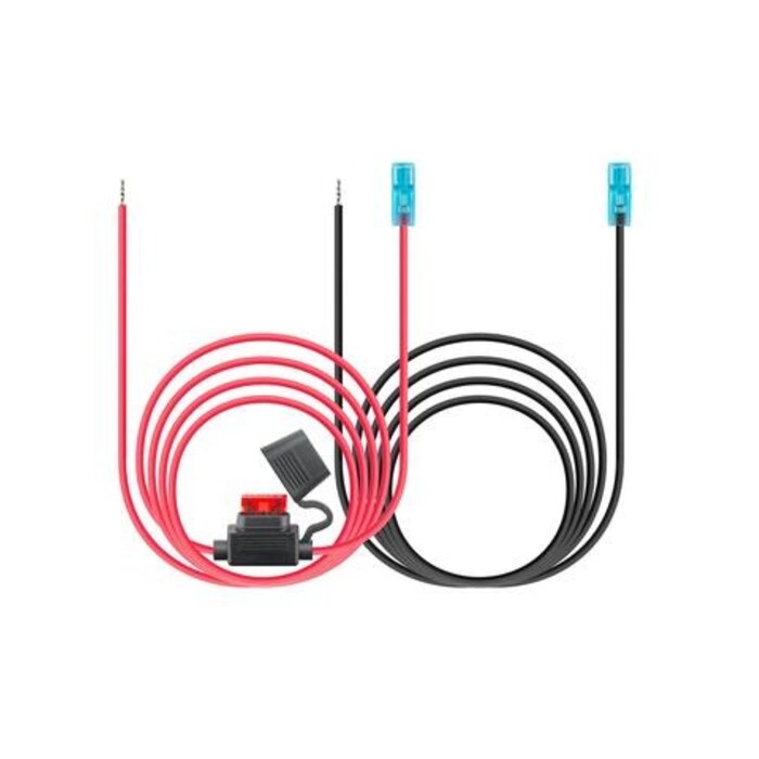 RAM MOUNT 560023 Comount connector cable for USB panel install charger including a 10A fuse, and 2 m cable length with bare wire (tin-plated).One side of the cable is equipped with a flat pin plug, the other side has bare wire (tin-plated).