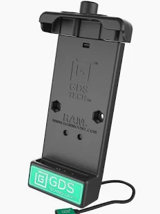 RAM MOUNT RAM-GDS-DOCKL-SAM83CPU RAM Mounts GDS Tough-Dock Holder (Key-Locking) for Samsung Tab A8 (10.5?) - in IntelliSkin Next Gen Protective Sleeve - USB-C Connector
