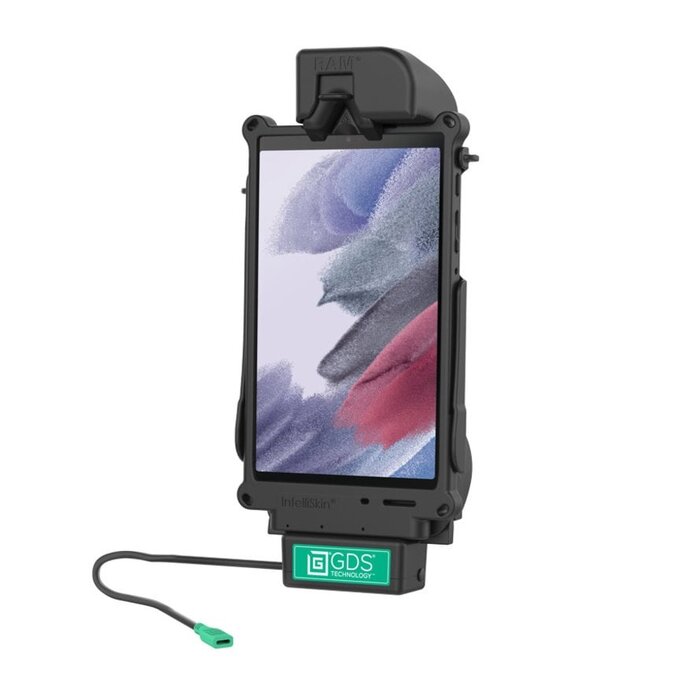 RAM MOUNT RAM-GDS-DOCK-SAM80-MMU RAM Mounts GDS Tough-Dock Holder (Latch) for Samsung Tab A9 & A7 Lite (8.7') - in IntelliSkin Next Gen Protective Sleeve - Multi-Mode - USB-C & USB-A Connector