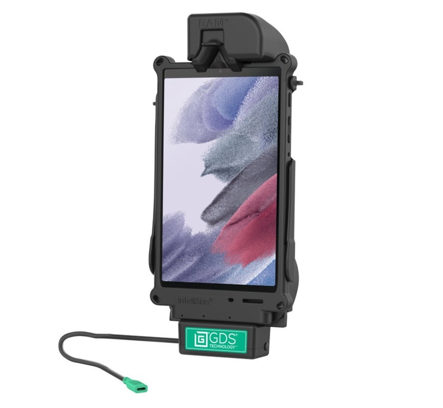 RAM MOUNT RAM-GDS-DOCK-SAM80-MMU RAM Mounts GDS Tough-Dock Holder (Latch) for Samsung Tab A9 & A7 Lite (8.7') - in IntelliSkin Next Gen Protective Sleeve - Multi-Mode - USB-C & USB-A Connector