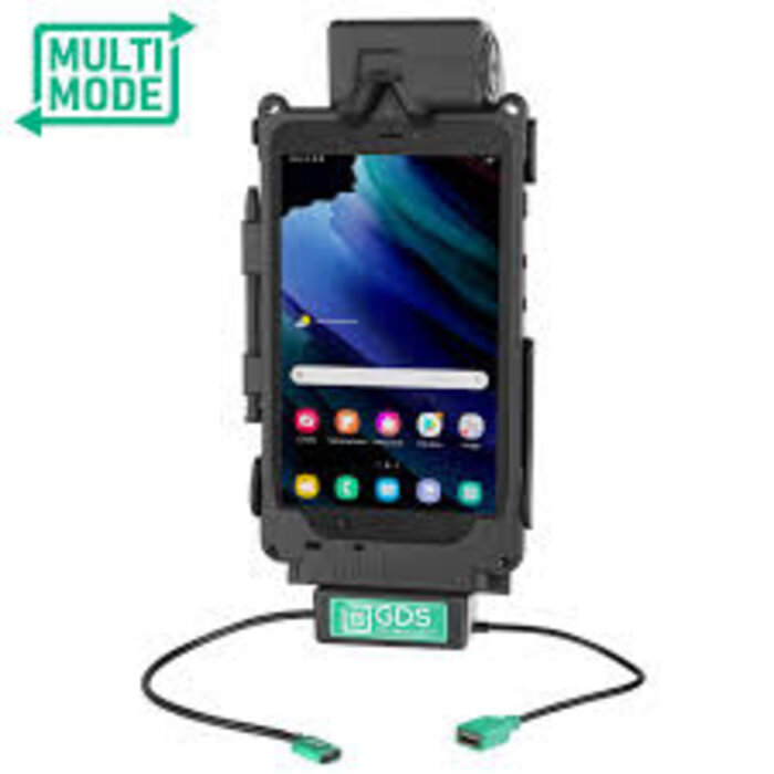 RAM MOUNT RAM-GDS-DOCK-SAM62-MMU La RAM monta un soporte GDS Tough-Dock (pestillo) para Samsung Tab Active3 y Active5 - en la funda protectora IntelliSkin Next Gen - Multimodo - Conector USB-C & USB-A