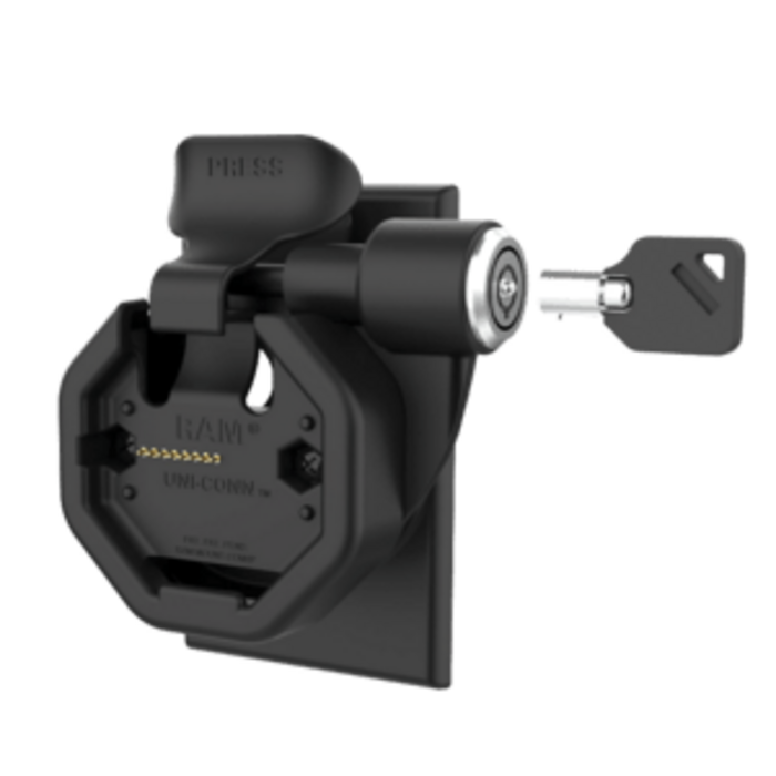 RAM MOUNT RAM-GDS-DOCK-W4-CU Montaggi RAM su dock a muro alimentato GDS Uni-Conn con connessione USB-C - magnetico
