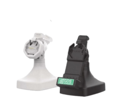 RAM MOUNT RAM-GDS-DOCKLR-D14-U1E-GRY RAM monteert GDS Uni-Conn Stand Docking Station met Key Locking (Rechts) - Draaibaar & kantelbaar - RJ45-verbinding - PoE (Power over Ethernet) - Grijs