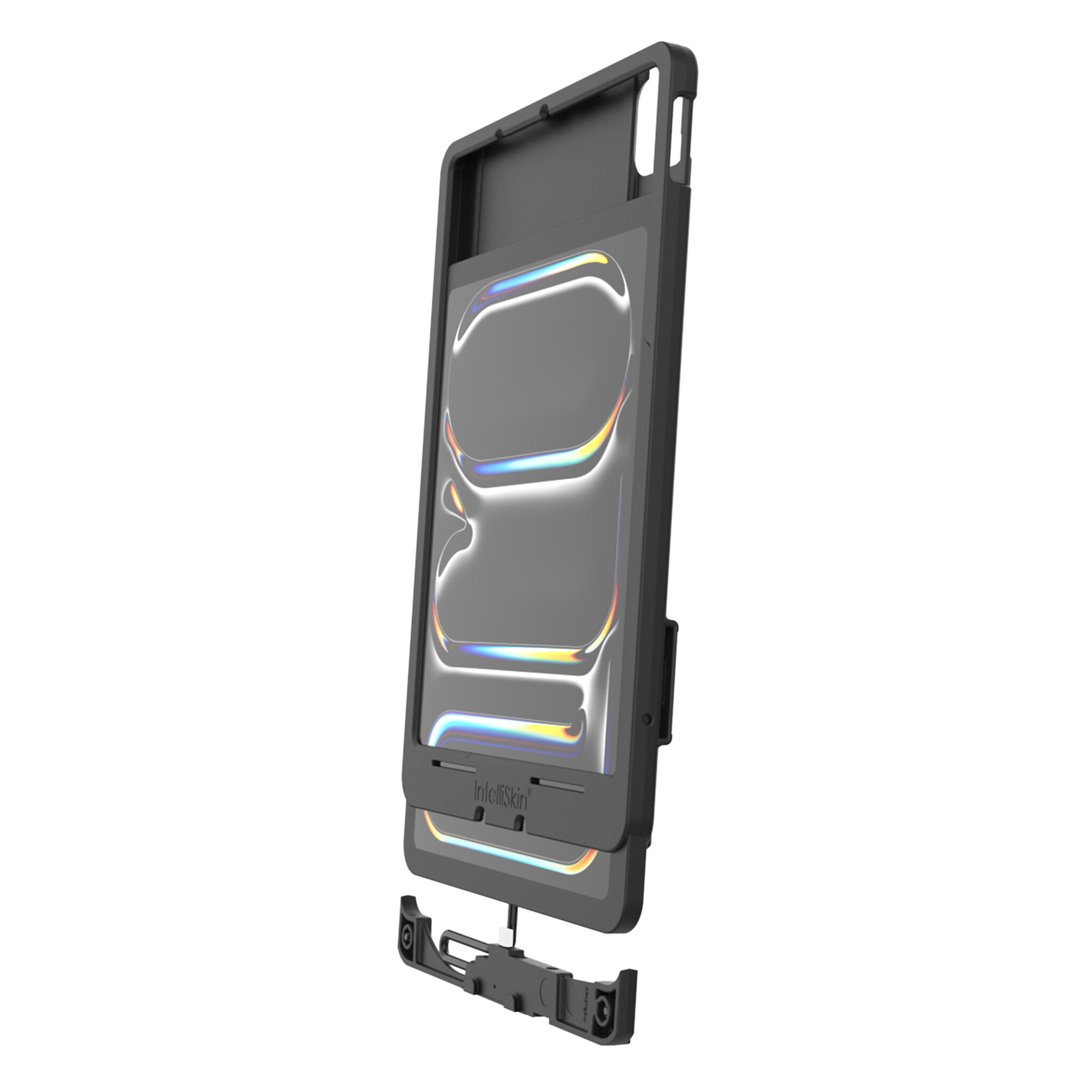 RAM MOUNT RAM-GDS-SKIN-AP45-M4-TCB RAM-Mounts IntellýSkin Thin Case f³r Apple iPad Pro 11 (M4) û GDS-Technologie û R³cke Pogo-Pads û Externer USB-C-Anschluss