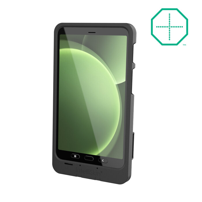RAM MOUNT RAM-GDS-SKIN-SAM93-TCB Montaje de RAM en funda IntellýSkin Thin-Case para Samsung Galaxy Tab Active3 y Active5 - Pogo-Pads traseros - USB-C externo - TecnologÝa GDS