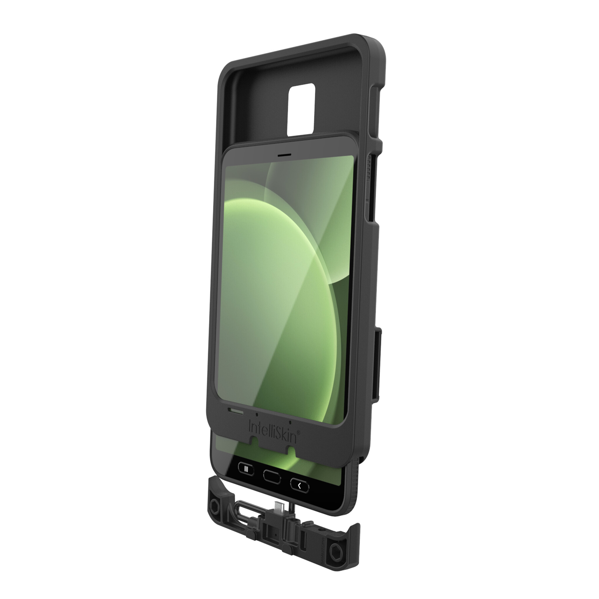 RAM MOUNT RAM-GDS-SKIN-SAM93-TCB Fixation de RAM IntellýSkin Thin-Case pour Samsung Galaxy Tab Active3 & Active5 - Pogo-Pads arriÞre - USB-C externe - Technologie GDS
