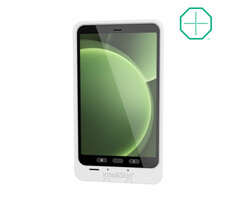 RAM-GDS-SKIN-SAM93-TCB-GRY RAM monta la funda fina IntellýSkin para Samsung Galaxy Tab Active3 y Active5 - TecnologÝa GDS, almohadillas traseras Pogo, USB-C externo, gris claro