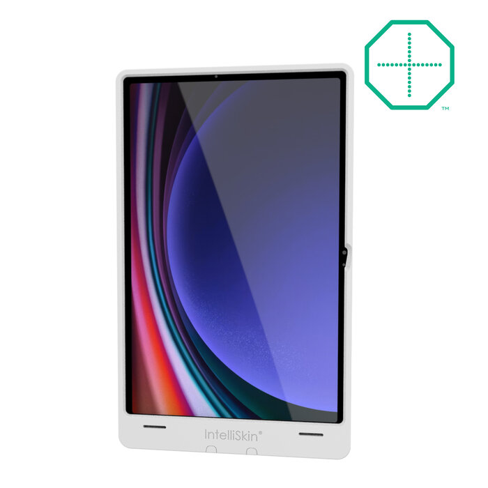 RAM MOUNT RAM-GDS-SKIN-SAM96-TCB-GRY RAM Mounts IntellýSkin Thin-Case f³r Samsung Galaxy Tab S9 FE+/S9+/S10+ û Pogo-Pads hinten, externes USB-C, GDS-Technologie, hellgrau