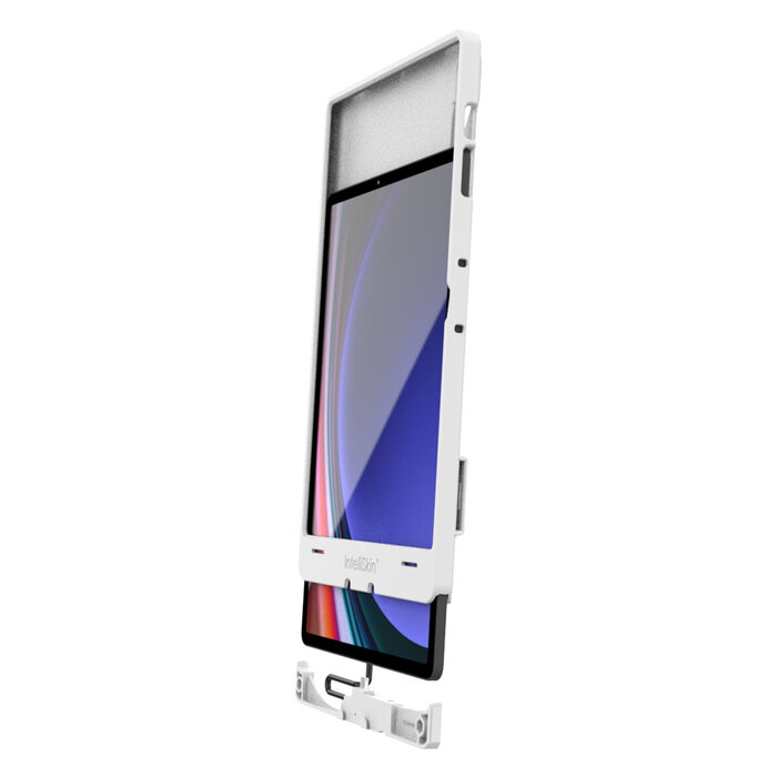 RAM MOUNT RAM-GDS-SKIN-SAM96-TCB-GRY Montaje de RAM IntellýSkin Thin-Case para Samsung Galaxy Tab S9 FE+/S9+/S10+ - Pogo-pads traseros, USB-C externo, tecnologÝa GDS, gris claro
