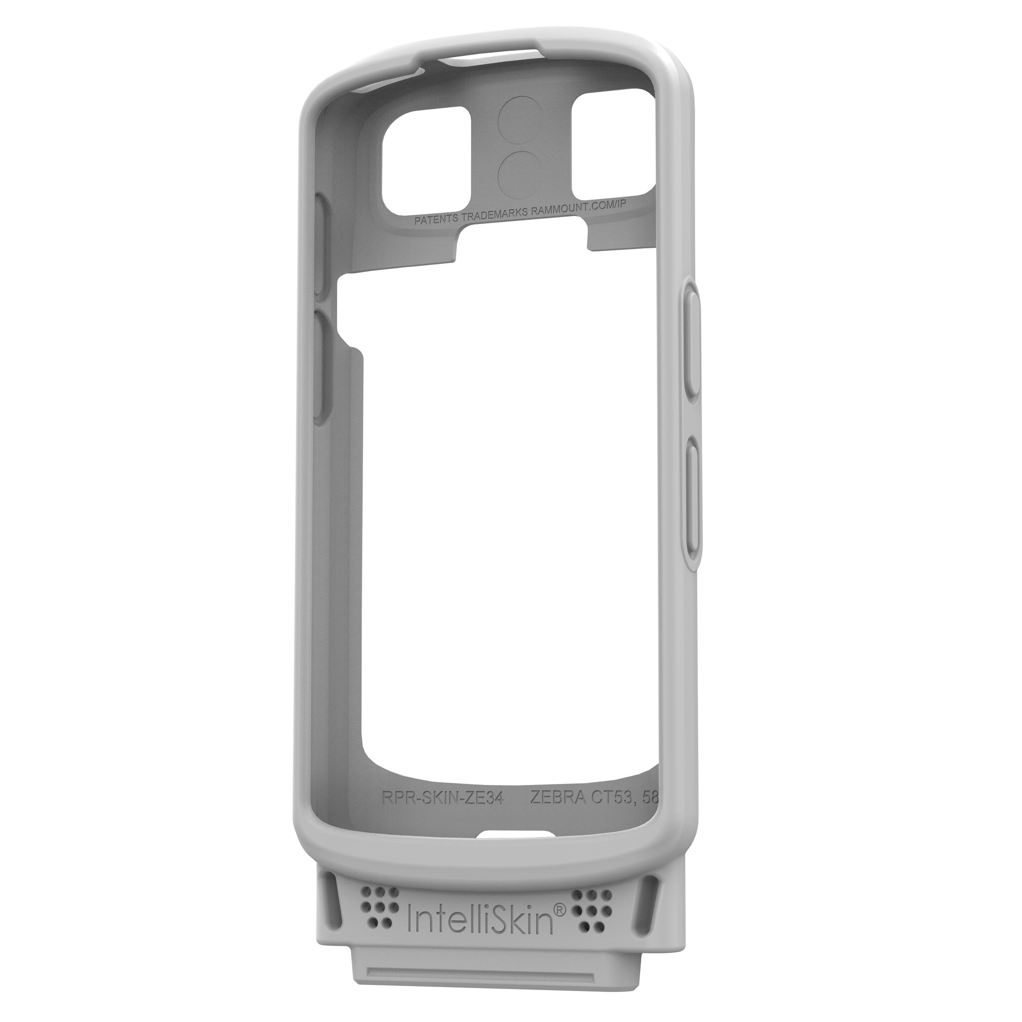 RAM MOUNT RAM-GDS-SKIN-ZE34-GRY RAM monte la gaine protectrice IntellýSkin pour Zebra TC53 & TC58 - GDS-Technology - Gris
