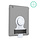 RAM-GDS-TABC-OTD1B-GRY RAM Mounts GDS Tab-Conn for OtterBox Defender Cases - Rear Pogo Pads - Light Gray
