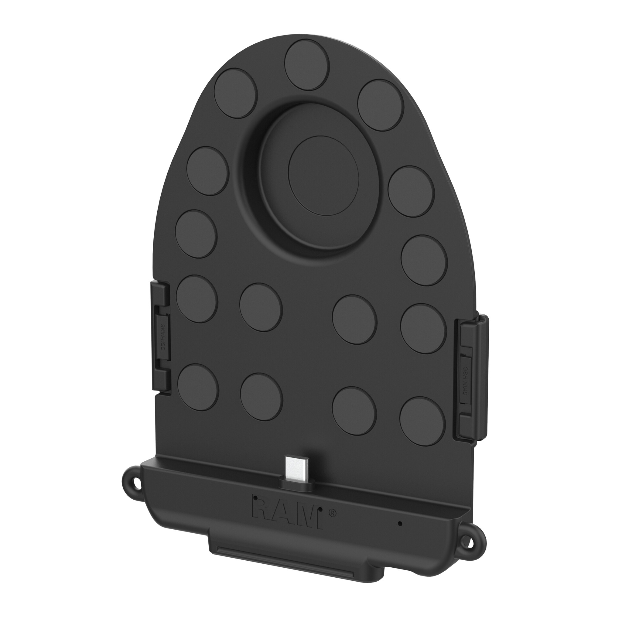 RAM MOUNT RAM-GDS-TABC-B1D RAM monteert GDS tab-conn voor tablets zonder behuizing - D-vormige pogo-pads