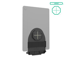 RAM-GDS-TABC-B1DB RAM Mounts GDS Tab-Conn for Tablets without Case (D-Shape & Rear Pogo Pads)