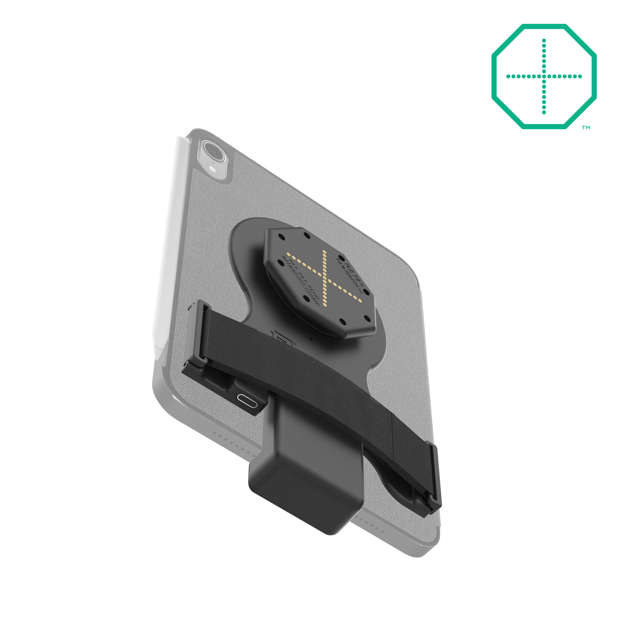 RAM MOUNT RAM-GDS-TABC-F1B RAM monta GDS Tab-Conn para cajas estilo folio - Almohadillas Pogo traseras