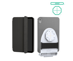 RAM MOUNT RAM-GDS-TABC-F1DB-GRY RAM Mounts GDS Tab-Conn for Folio Style Cases - D Shape & Rear Pogo Pads - Light Gray